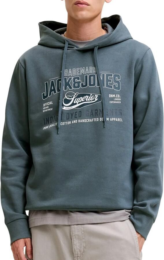 JACK & JONES ESSENTIALS regular fit hoodie met print turbulence - Foto 4