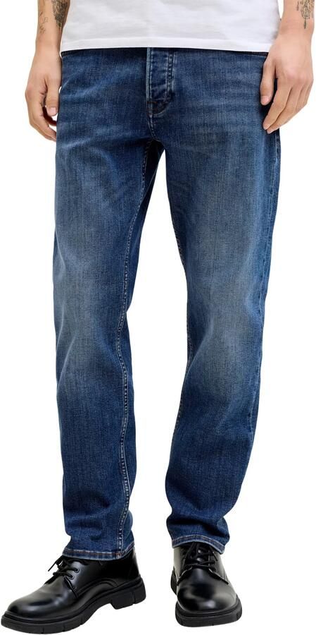 JACK & JONES JEANS INTELLIGENCE JJIMIKE JJORIGINAL tapered jeans dark blue denim - Foto 4