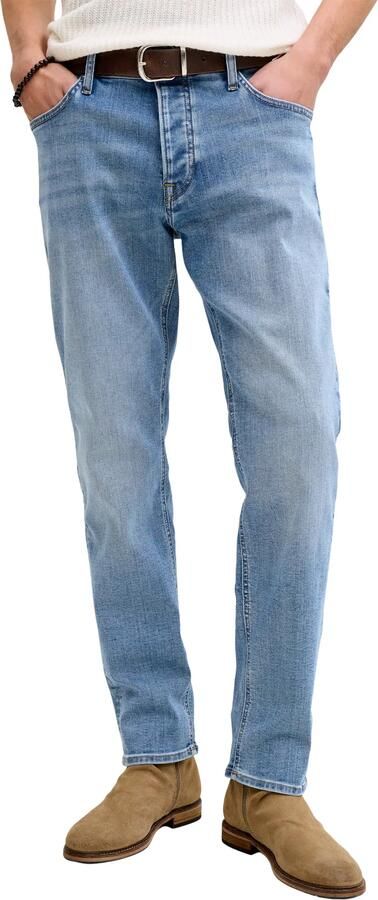 JACK & JONES JEANS INTELLIGENCE JJIMIKE JJORIGINAL tapered jeans blue denim - Foto 4