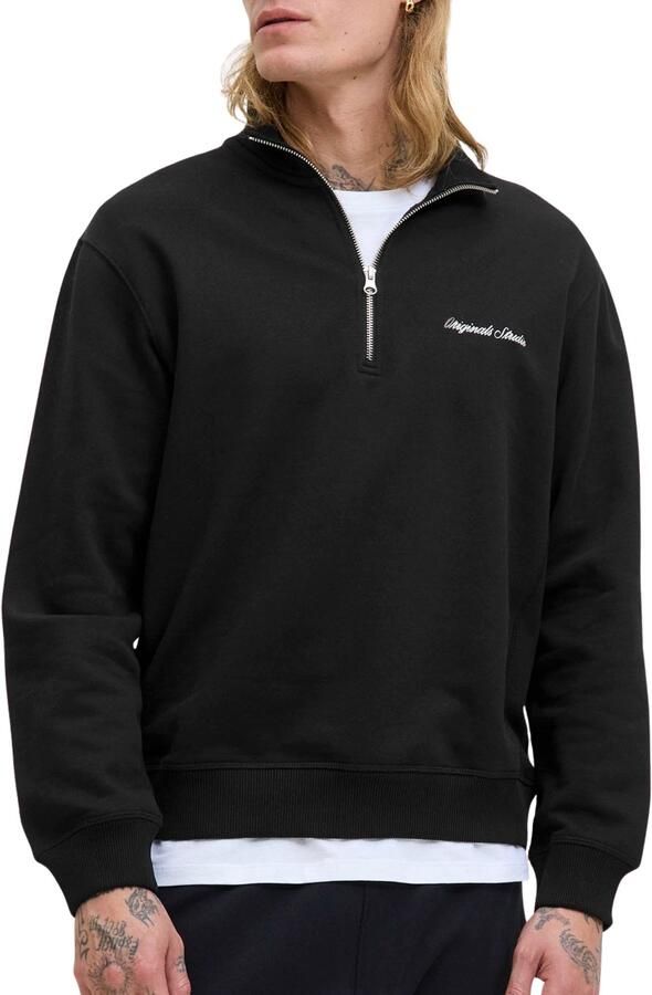 Jack & jones Sweatshirt met schipperskraag en labelstitching - Foto 8
