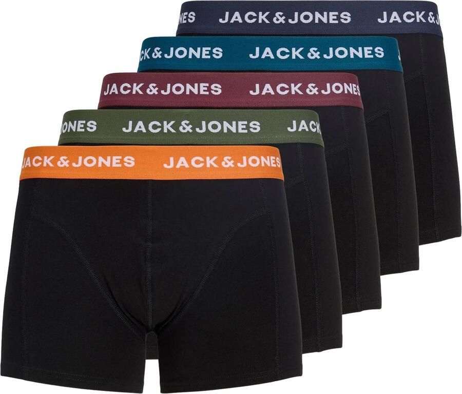 Jack & jones Oliver Solid Trunk Boxershorts Heren (5-pack) - Foto 2