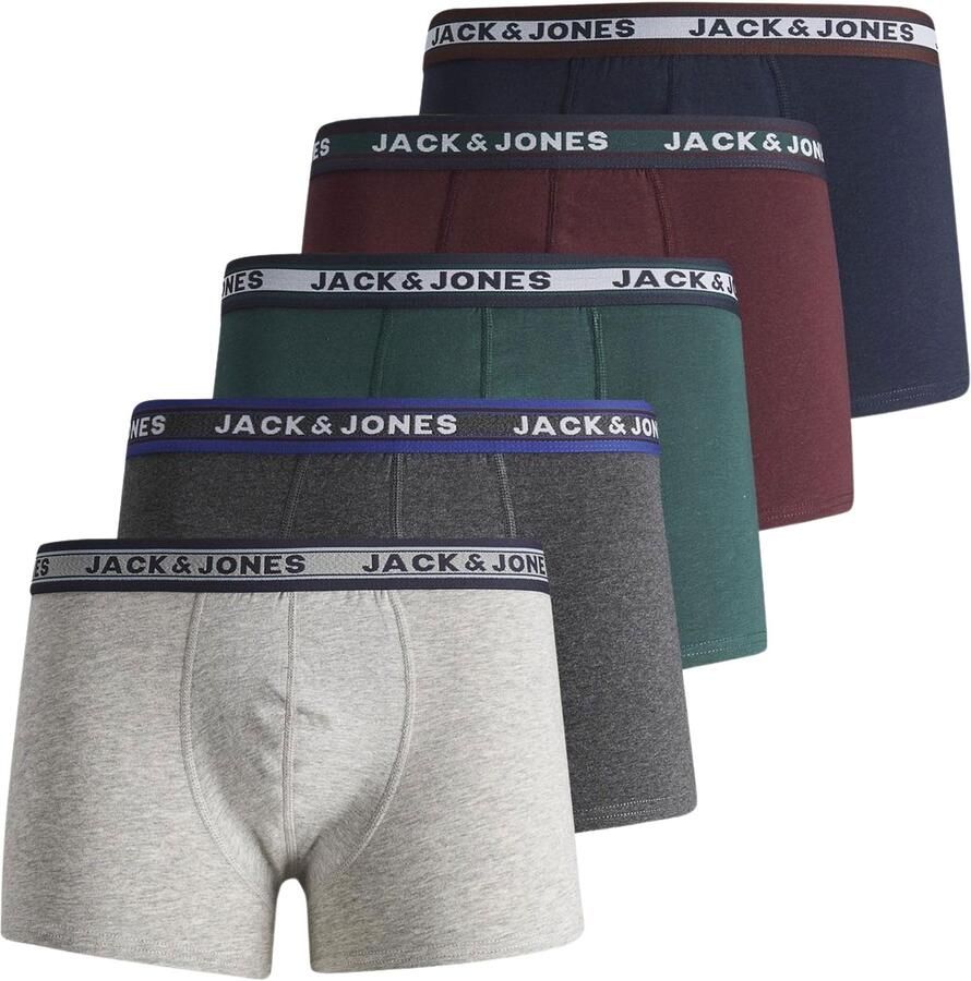 Jack & Jones Junior Trunk JACOLIVER nauwsluitend met elastische tailleband (set 5 stuks)