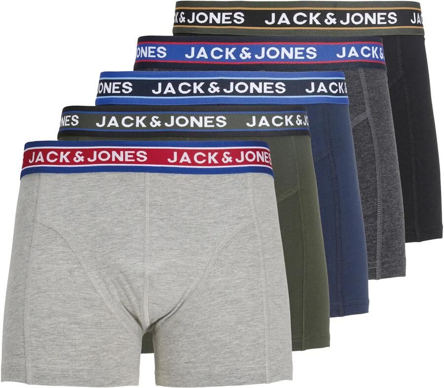 Jack & jones Oliver Trunks Boxershorts Heren (5-pack) - Foto 3