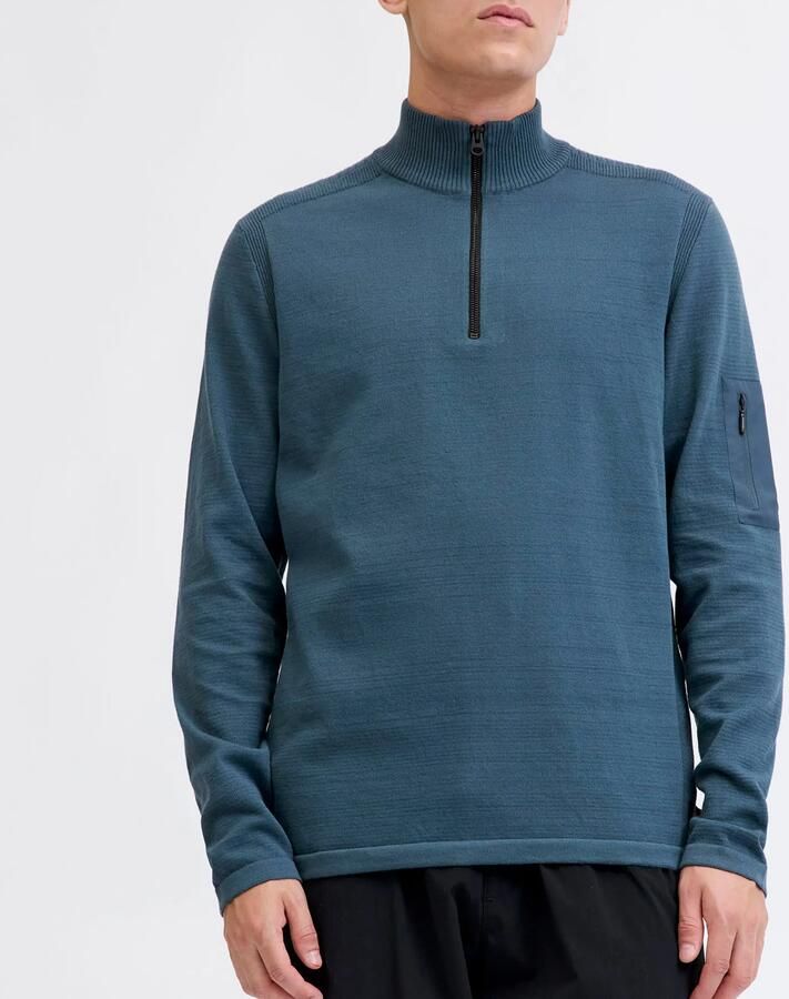 Jack & jones Omace Knit Half Zip Sweater Heren