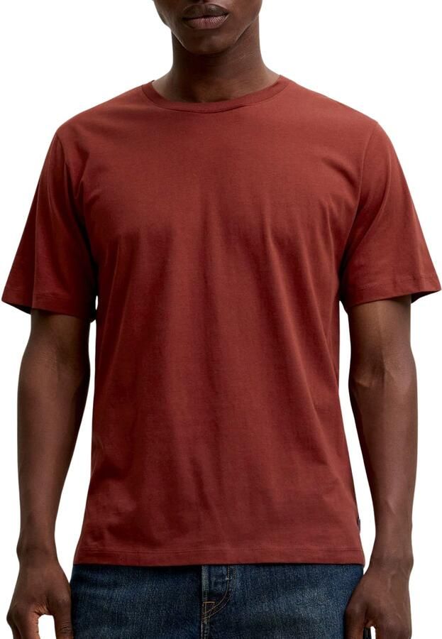 Jack & jones Organic Basic SS Crew Shirt Heren