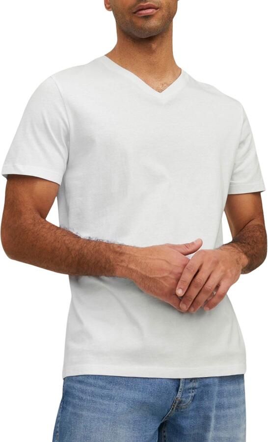 Jack & Jones Shirt met V-hals JJEORGANIC met V-hals casual te combineren ideaal voor dagelijks gebruik - Foto 7