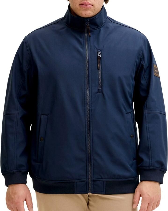 Jack & jones Parker Collar Bomber Softshell Jas Heren (plussize) - Foto 4