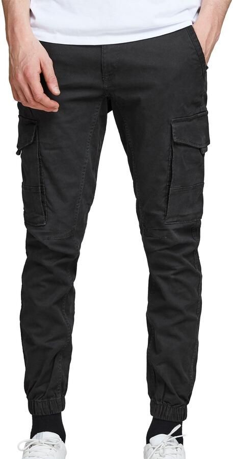 Jack & jones Klassieke Twill Stretch Broek met Smalle Zakken Black Heren