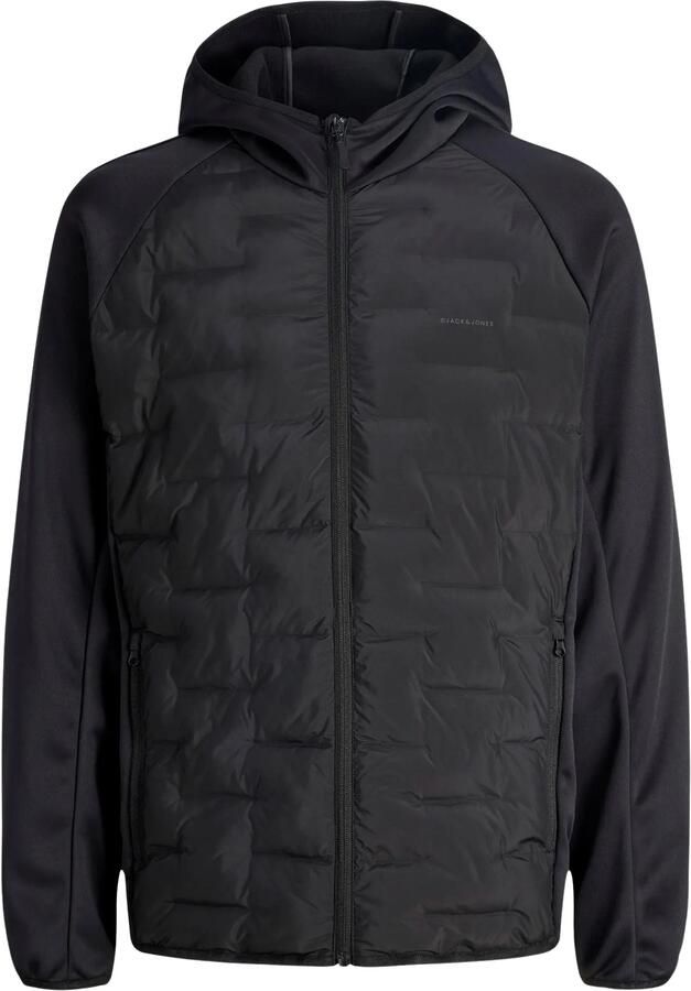 JACK & JONES ESSENTIALS gewatteerde jas zwart - Foto 4