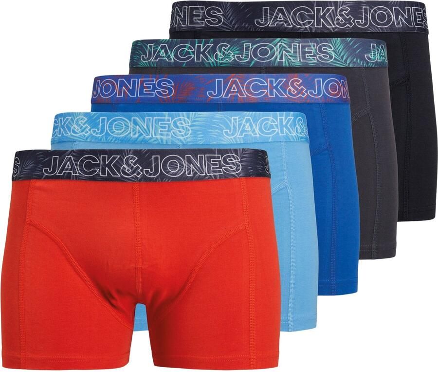 Jack & jones Pete Solid Trunk Boxershorts Heren (5-pack) - Foto 2