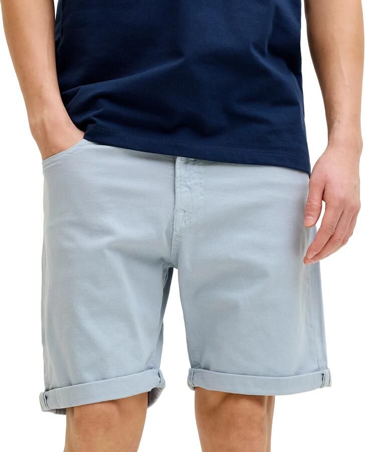 Jack & jones Jeansshorts met omslag en steekzakken model 'RICK ALLEN'