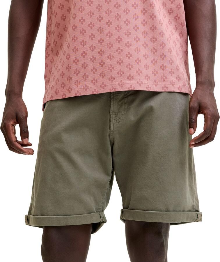 Jack & jones Jeansshorts met omslag en steekzakken model 'RICK ALLEN'