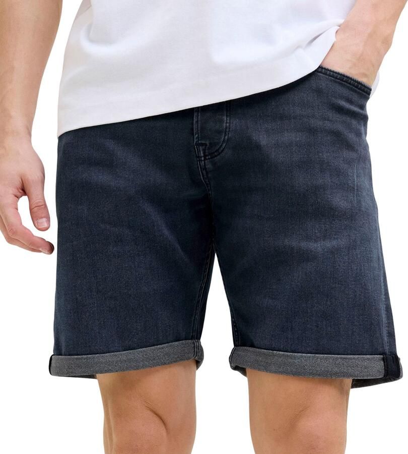 JACK & JONES JEANS INTELLIGENCE denim regular short dark blue denim