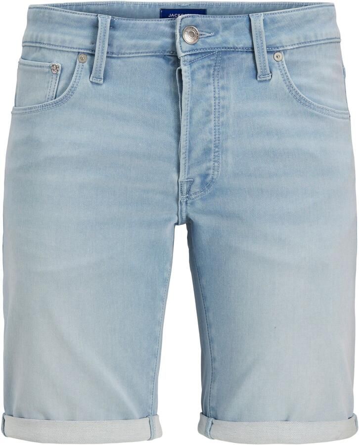 JACK & JONES PLUS SIZE regular denim short light blue denim - Foto 4