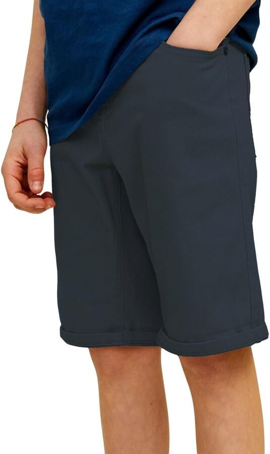 Jack & jones JUNIOR short JPSTRICK donkerblauw Korte broek Jongens Stretchkatoen 176 - Foto 5