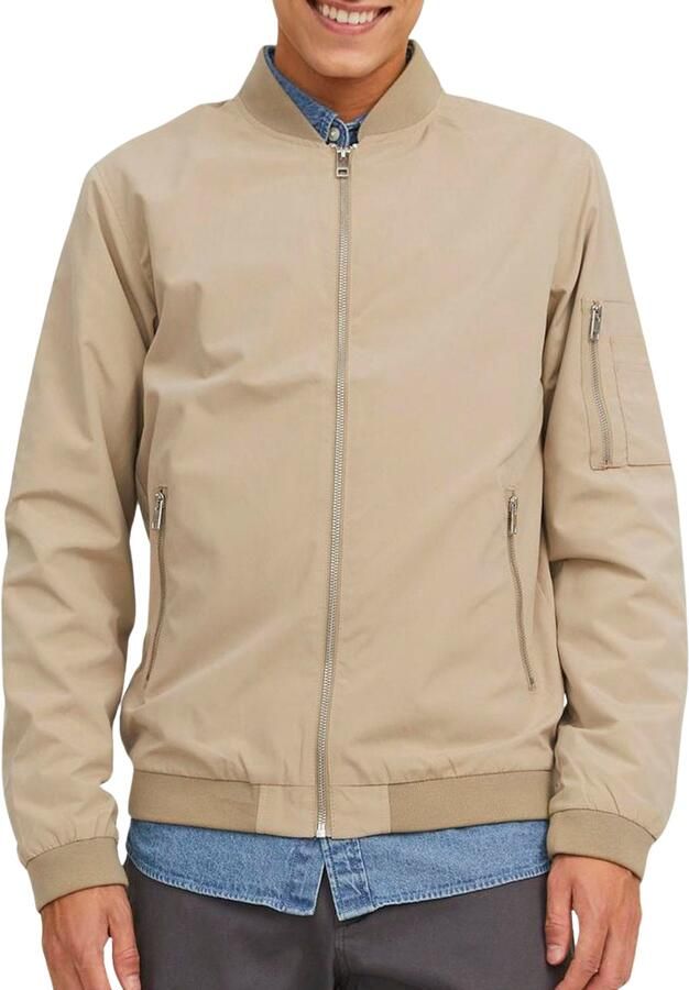 Jack & Jones Blouson JJERUSH met opstaande kraag en zakken met ritssluiting