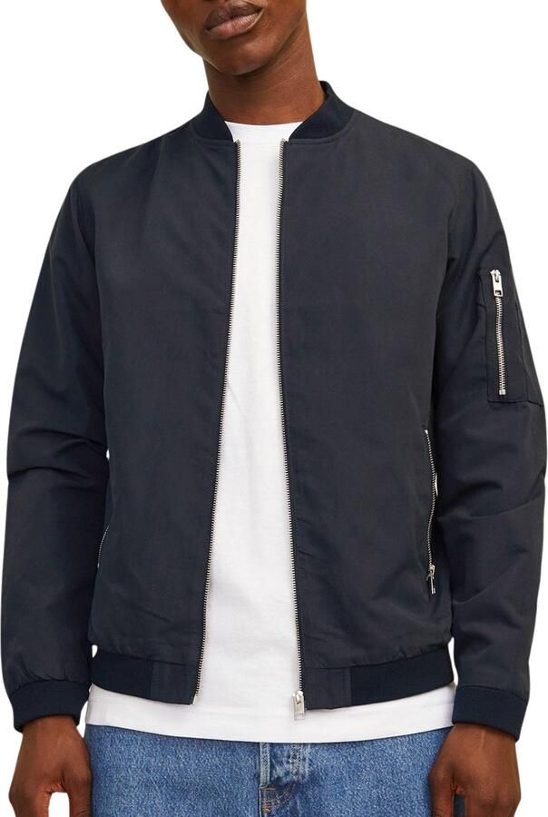 Jack & Jones Blouson JJERUSH met opstaande kraag en zakken met ritssluiting