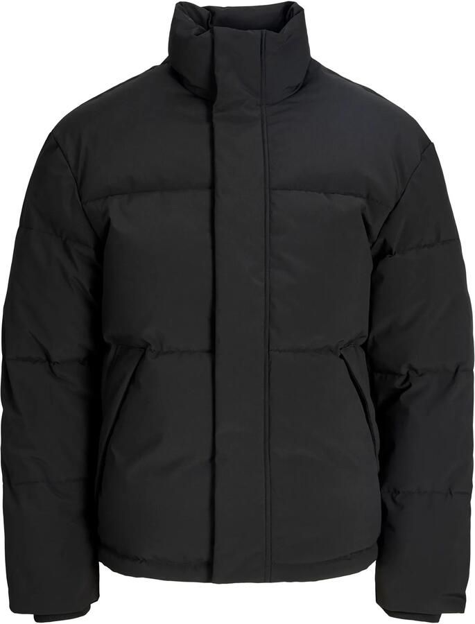 JACK & JONES ESSENTIALS gewatteerde winterjas zwart - Foto 3