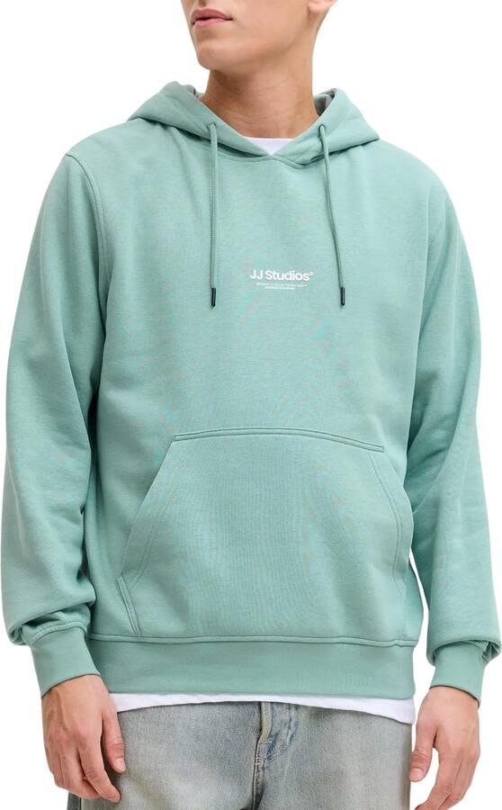 JACK & JONES ESSENTIALS hoodie turquoise - Foto 4