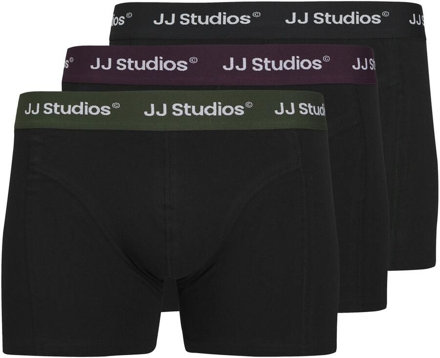 Jack & Jones Junior Trunk JACSOHO SOLID TRUNKS 3 PACK JNR SN (set 3 stuks)
