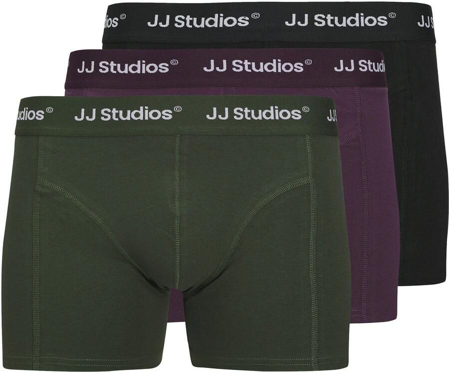 Jack & Jones Junior Trunk JACSOHO SOLID TRUNKS 3 PACK JNR SN (set 3 stuks)