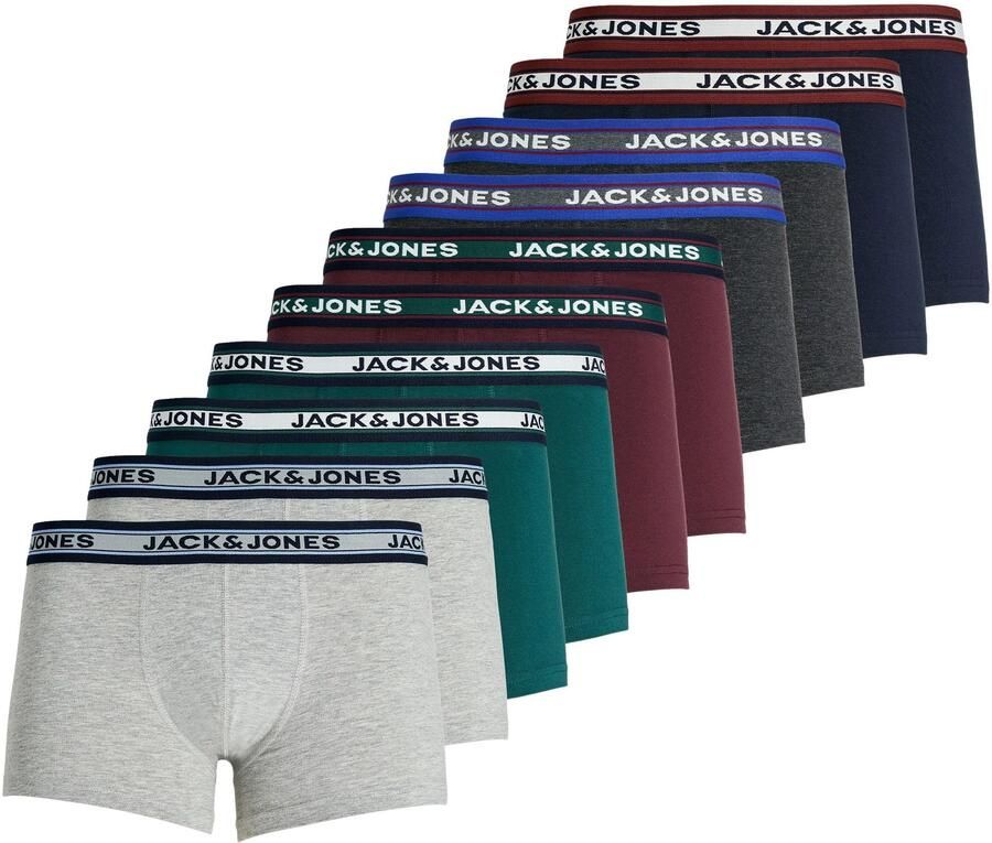 Jack & Jones Trunk JACSOLID 10-pack comfortabel elastisch ideaal voor elke dag (set 10 stuks) - Foto 7