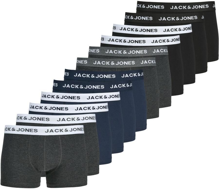 Jack & Jones Trunk JACSOLID Stretchcomfort elastisch comfortabel met sportieve look (set 12 stuks) - Foto 2