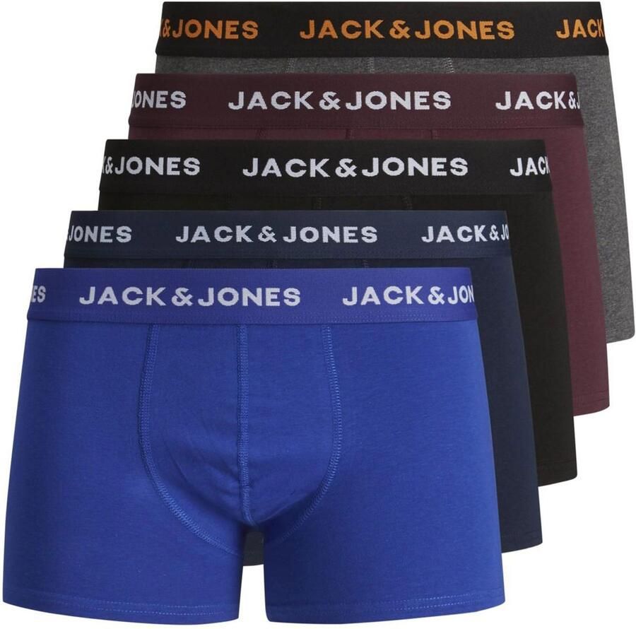 JACK & JONES JUNIOR boxershort JACBLACK FRIDAY set van 5 zwart