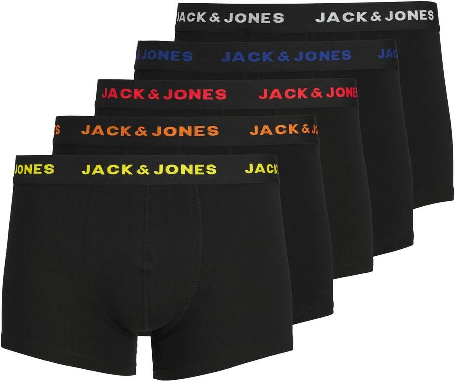 JACK & JONES JUNIOR boxershort JACBLACK FRIDAY set van 5 zwart