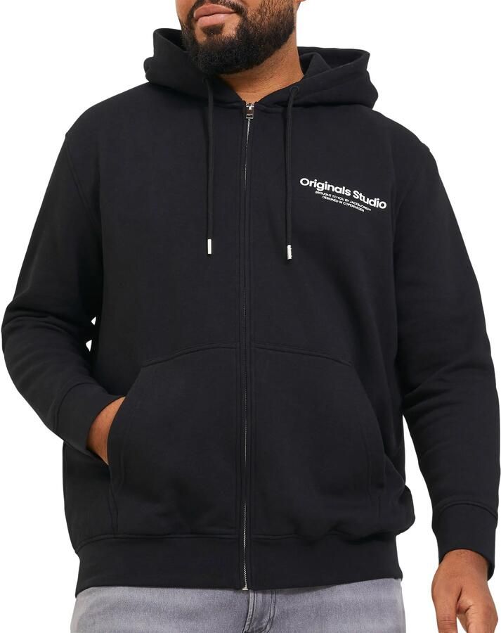 Jack & Jones PlusSize Capuchonsweatvest JORVESTERBRO SWEAT ZIP HOOD NOOS PLS - Foto 4