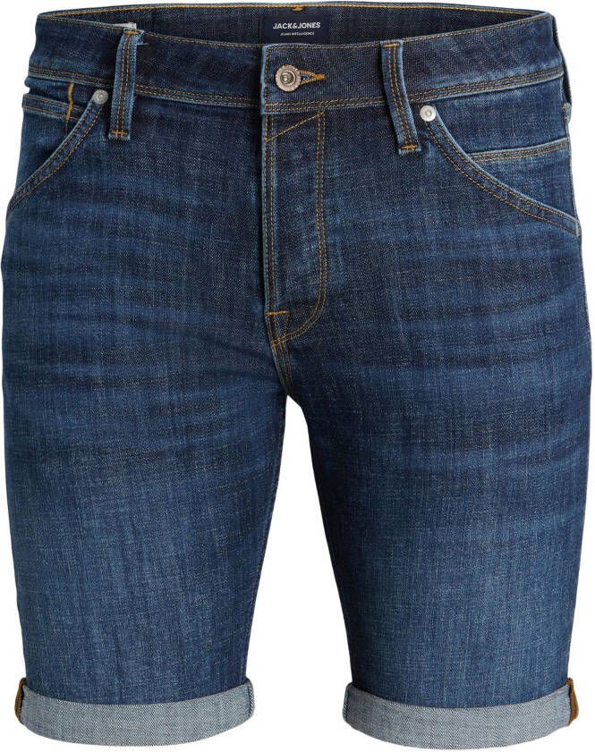 Jack & jones Blauwe Herenshorts Ritssluiting en knoopsluiting Blauw Heren