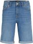 Jack & jones JUNIOR denim short JJIRICK blue denim Blauw Jongens Stretchdenim 176 - Thumbnail 2