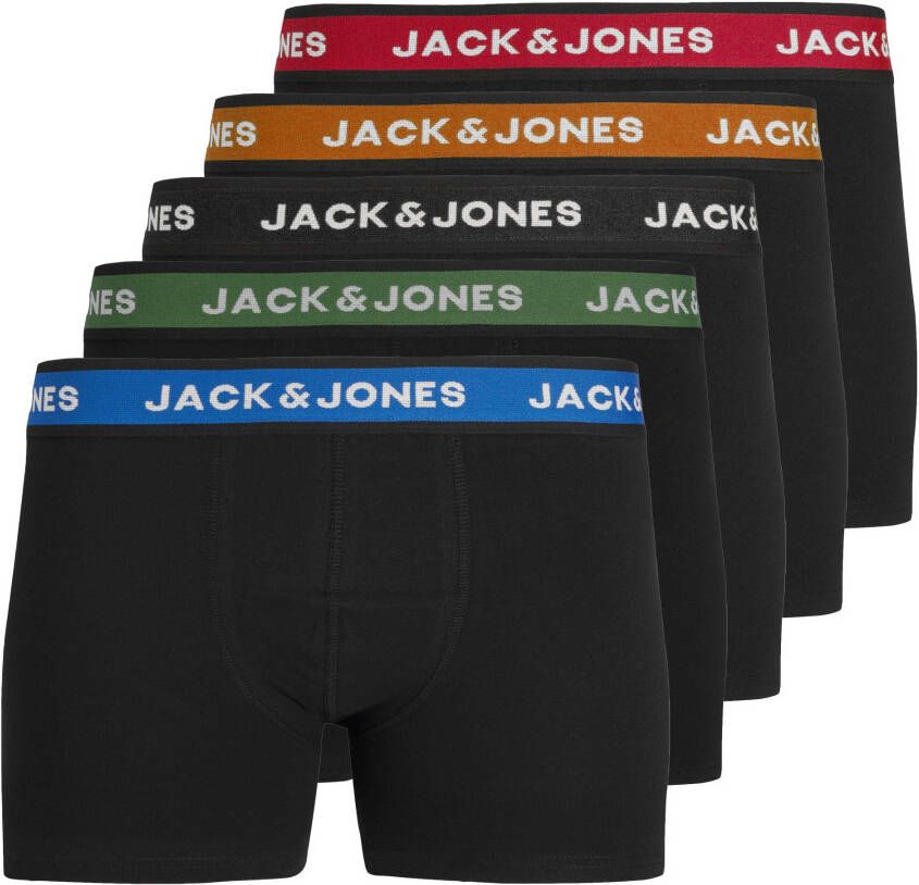 jack & jones Solid Brief Boxershorts Heren (5-pack)