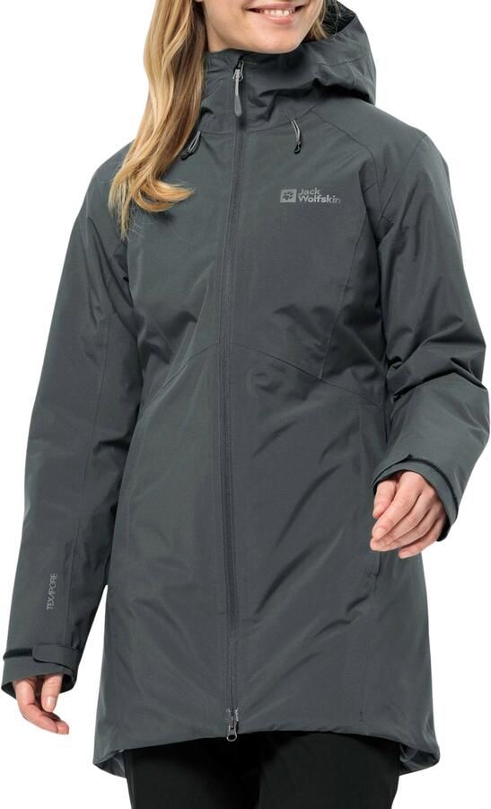 Jack Wolfskin Heidelstein Ins Jacket Women Waterdicht winterjack Dames XXL slate green slate green