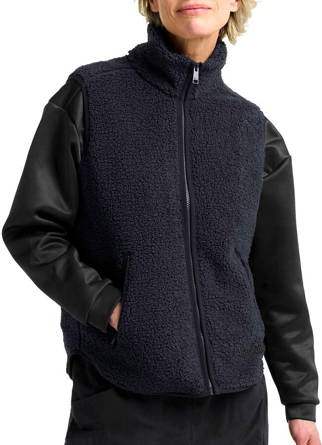 Jack Wolfskin High Curl Vest Women Fleece bodywarmer Dames XXL dark navy dark navy