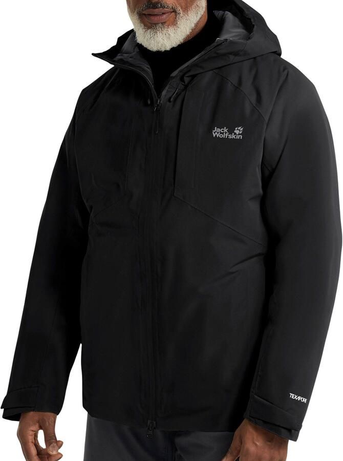 Jack Wolfskin Icecape 2L Down Ins Jacket Men RDS Waterdicht donsjack Heren XXXL black