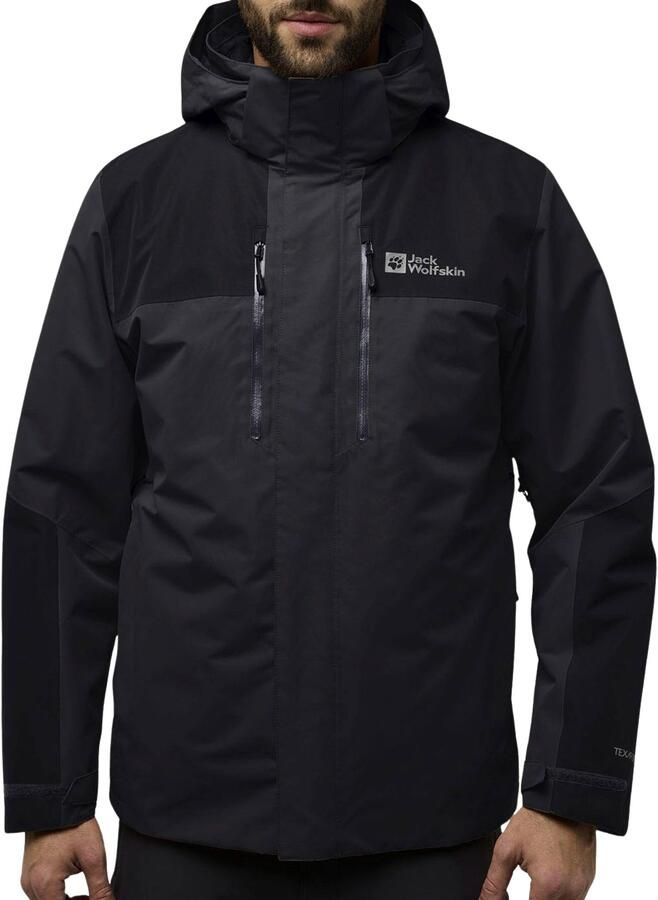 Jack Wolfskin Functioneel 3-in-1-jack JASPER 3IN1 JKT M 3in1 waterdicht overgangsjas