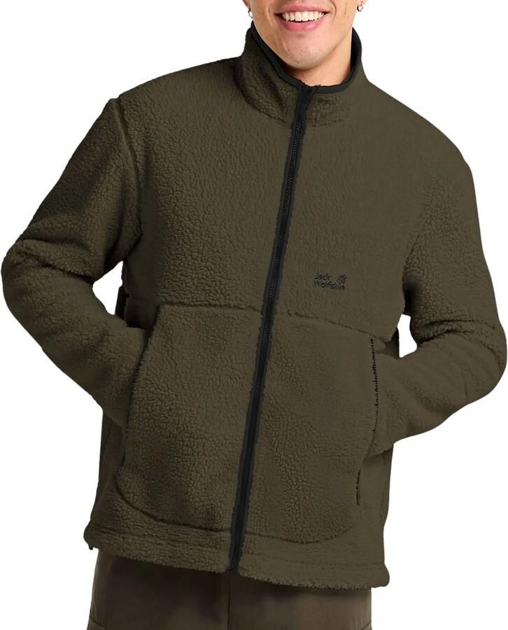 Jack Wolfskin Stone Lite Jacket Men Sherpa fleecejack heren XL obsidian moss obsidian moss