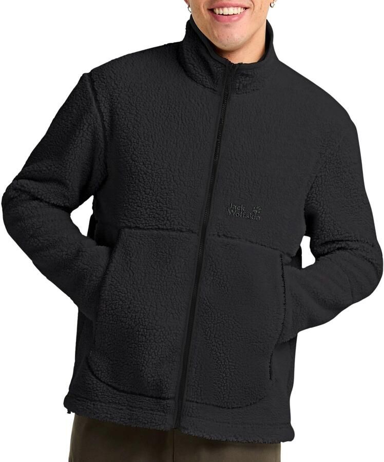 Jack Wolfskin Stone Lite Jacket Men Sherpa fleecejack heren XL black