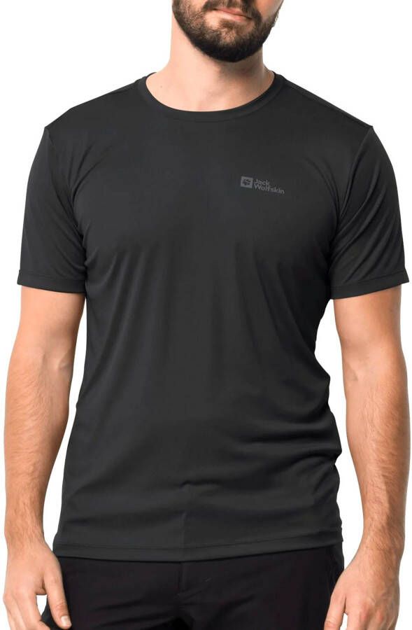 Jack Wolfskin Tech T-Shirt Men Functioneel shirt Heren XXL zwart black