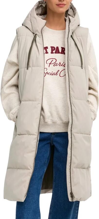 JDY Blair Long Hooded Puffer Bodywarmer Dames