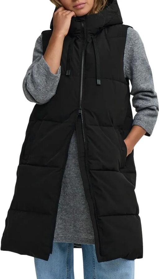 JDY Blair Long Hooded Puffer Bodywarmer Dames - Foto 3