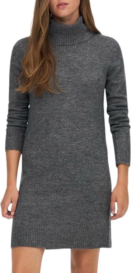 JDY Gebreide jurk ELANORA L S COWLNECK DRESS KNT NOOS