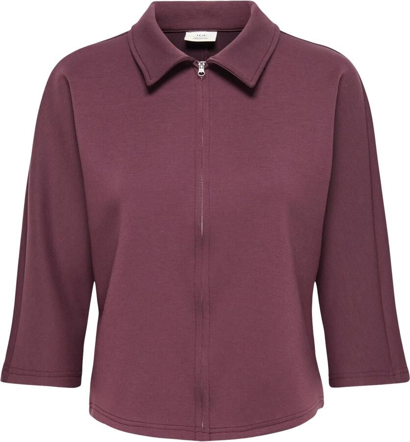 JDY Frankie Life 3 4 Full Zip Top Dames