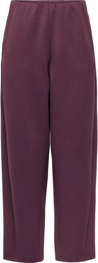 JDY barrel casual broek donkerpaars