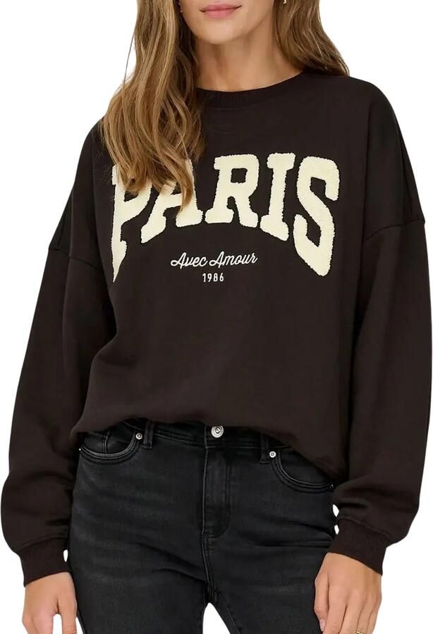 JDY Sweatshirt MESA L S O-NECK EMB SWEAT JRS NOOS - Foto 4