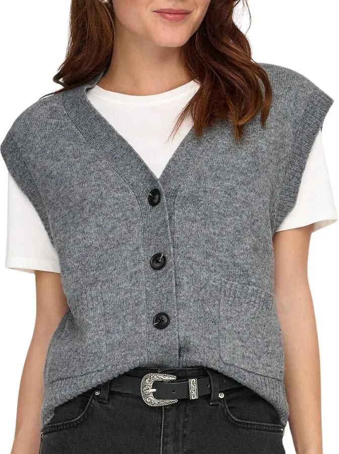 JDY Super Life V-neck Vest Dames - Foto 3