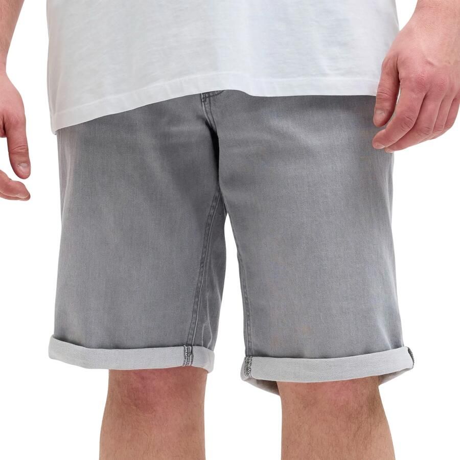 JACK & JONES PLUS SIZE regular denim short grey denim