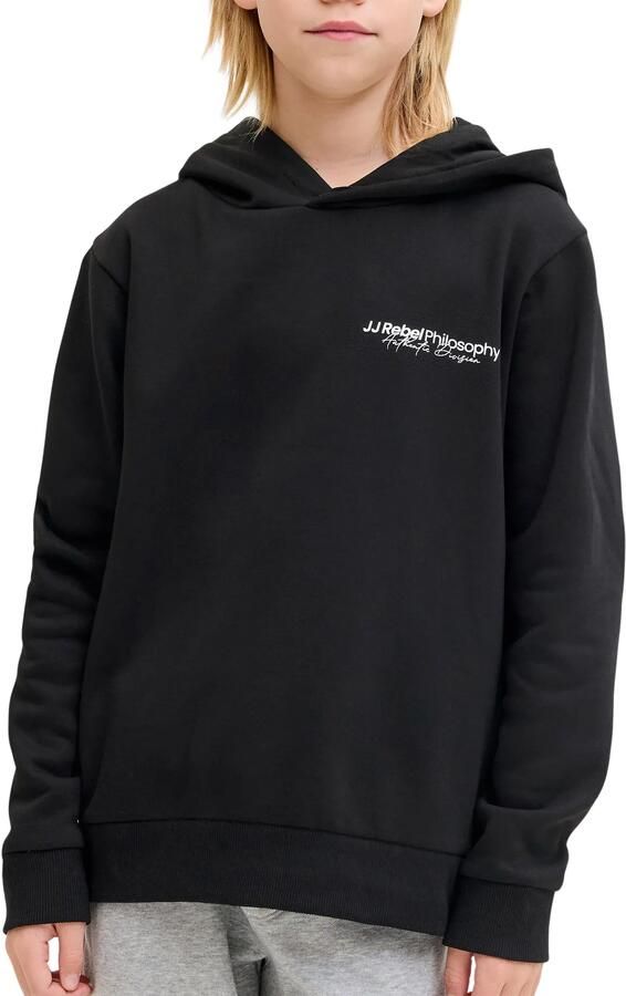JJ REBEL JUNIOR hoodie zwart - Foto 4