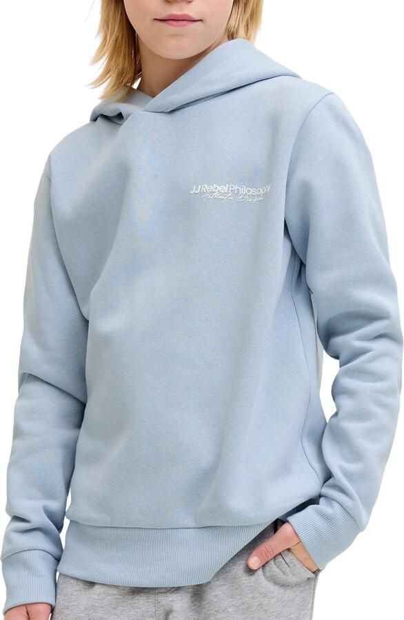 JJ REBEL JUNIOR hoodie lichtblauw - Foto 4